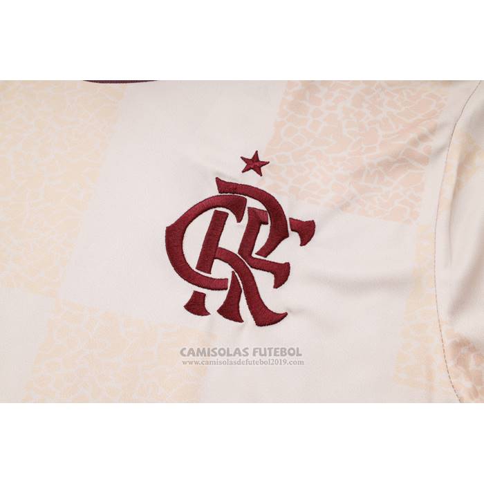 Fato de Treino Flamengo Manga Curta 2024-2025 Branco - Calcas Curta